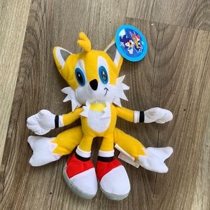 Tails from Sonic The Hedgehog Toy Network plush cartoon character doll New